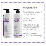 fave4 Shampoo/Conditioner Violet Vibes Tone & Strengthen Conditioner 113401