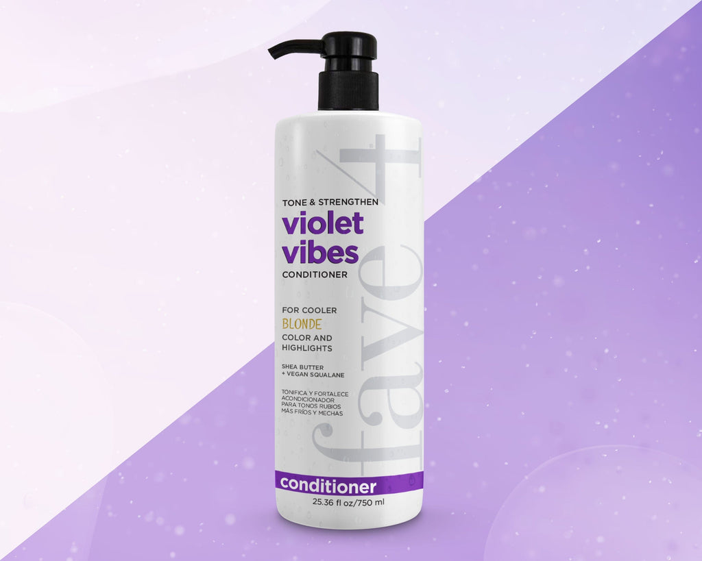 fave4 Shampoo/Conditioner Violet Vibes Tone & Strengthen Conditioner 113401